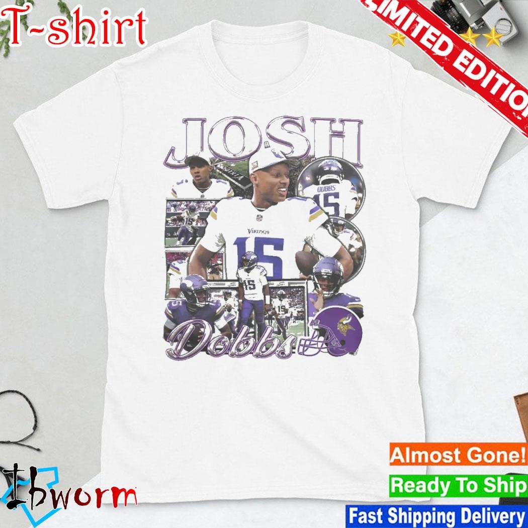 Official josh Dobbs 15 Minnesota Vikings Shirt