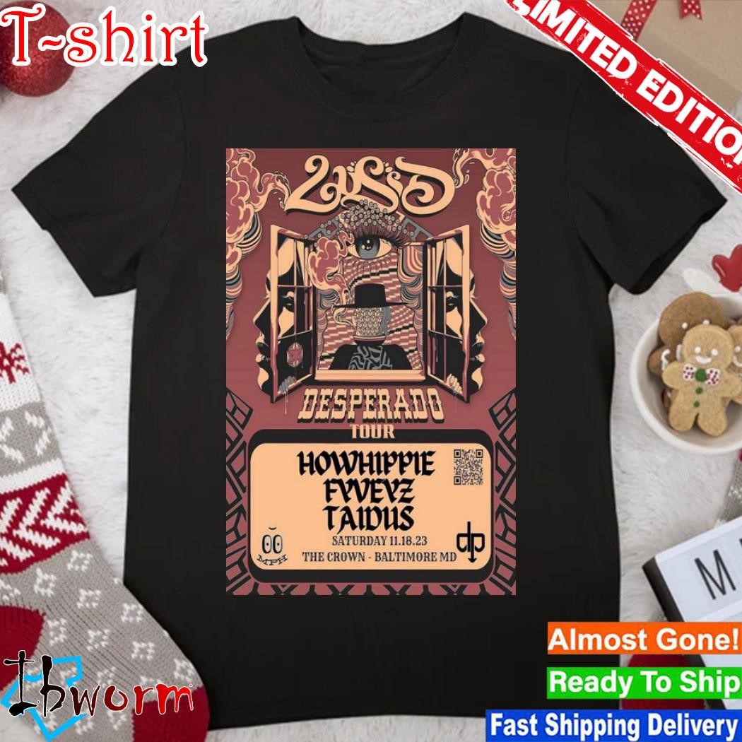 Official luSiD The Crown Baltimore, MD Event Poster November 18, 2023 shirt