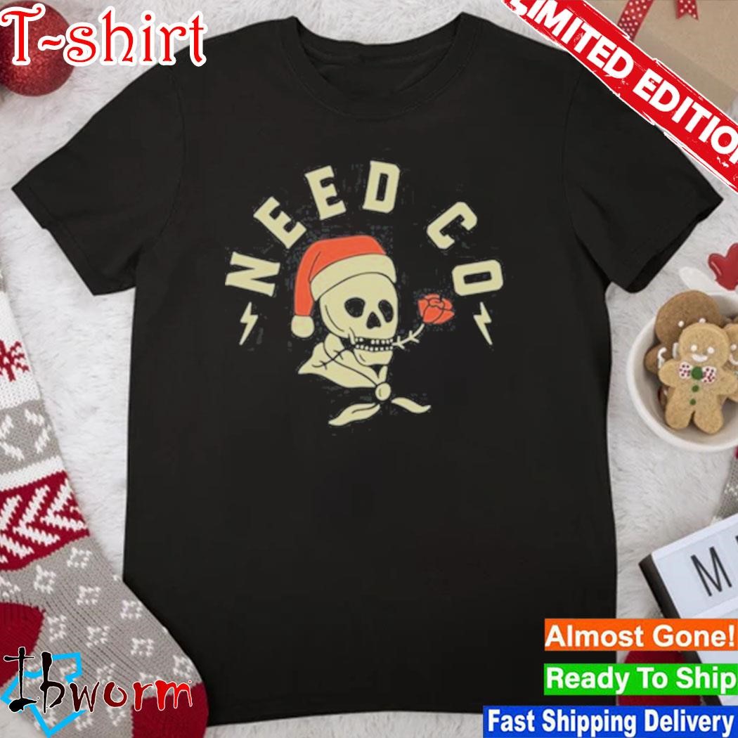 Official needtobreathe Santa Skull T Shirt