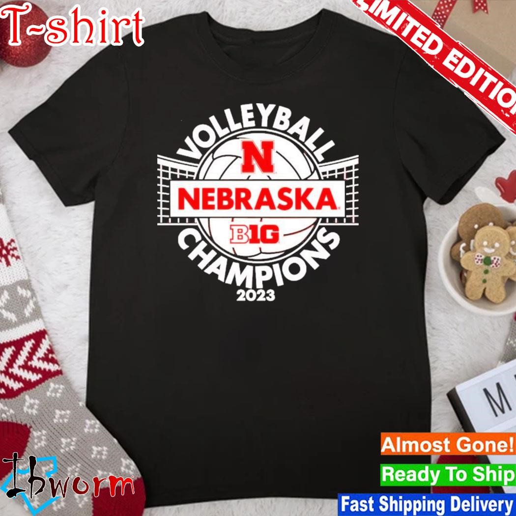 Official p Nebraska Huskers 2023 Big Ten Women’s Volleyball Champions Shirt