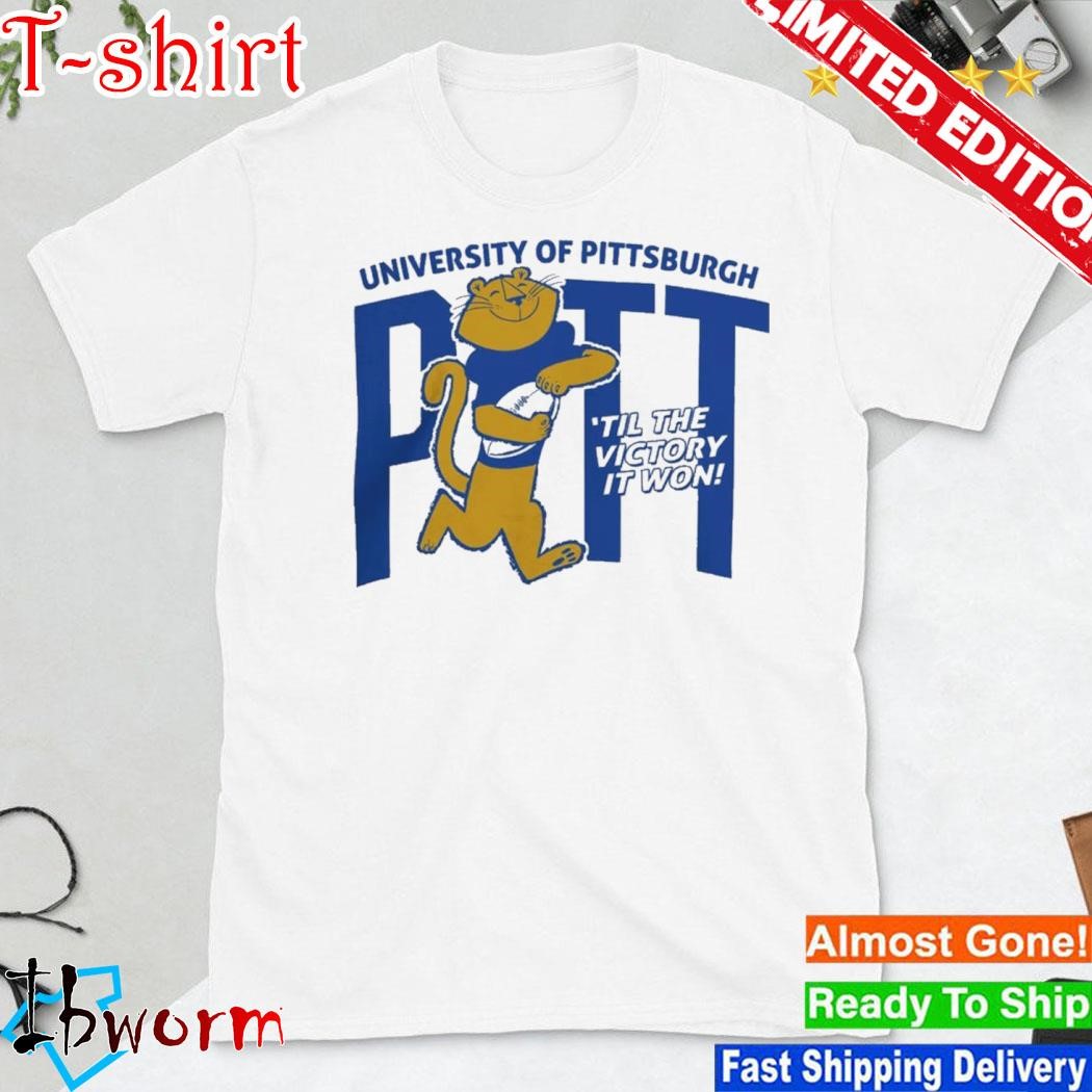 Official retro Pitt Football 'Til the Victory Is Won Tee Pittsburgh Panthers Shirt