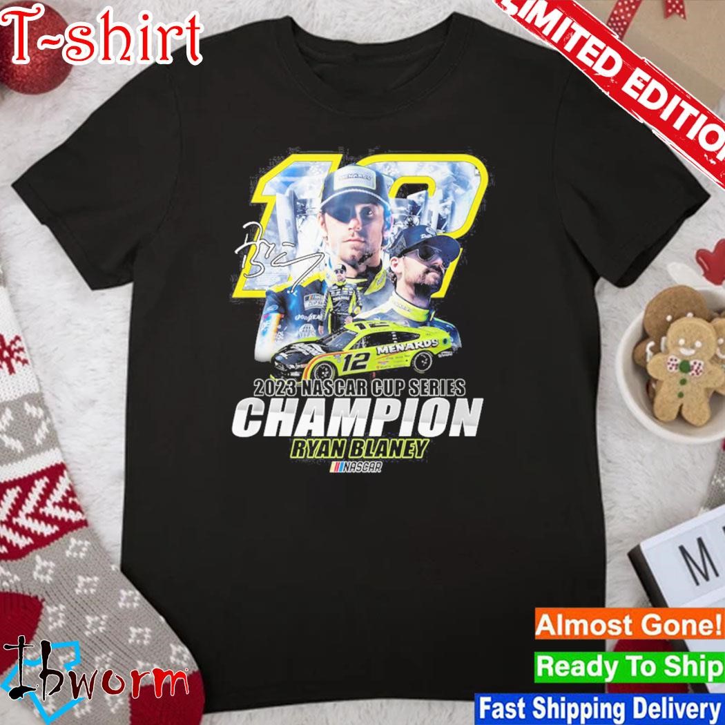 Official ryan Blaney 2023 Nascar Cup Series Champions T Shirt