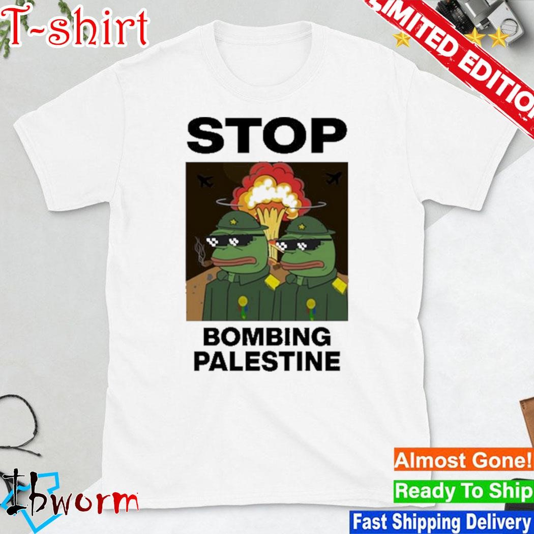 Official stop Bombing Palestine Free Palestine shirt
