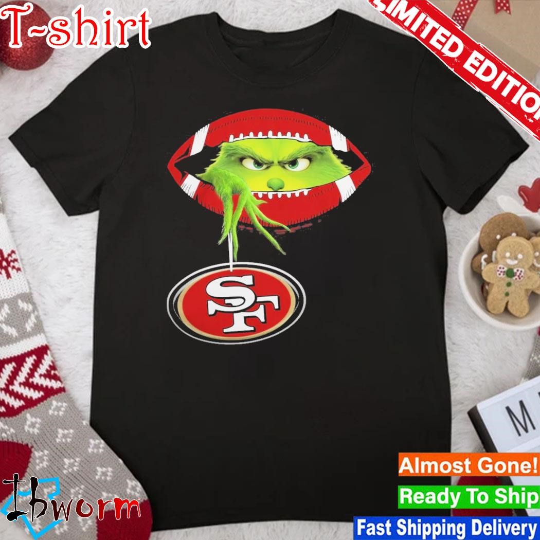 Official the Grinch Hold San Francisco 49ers Shirt