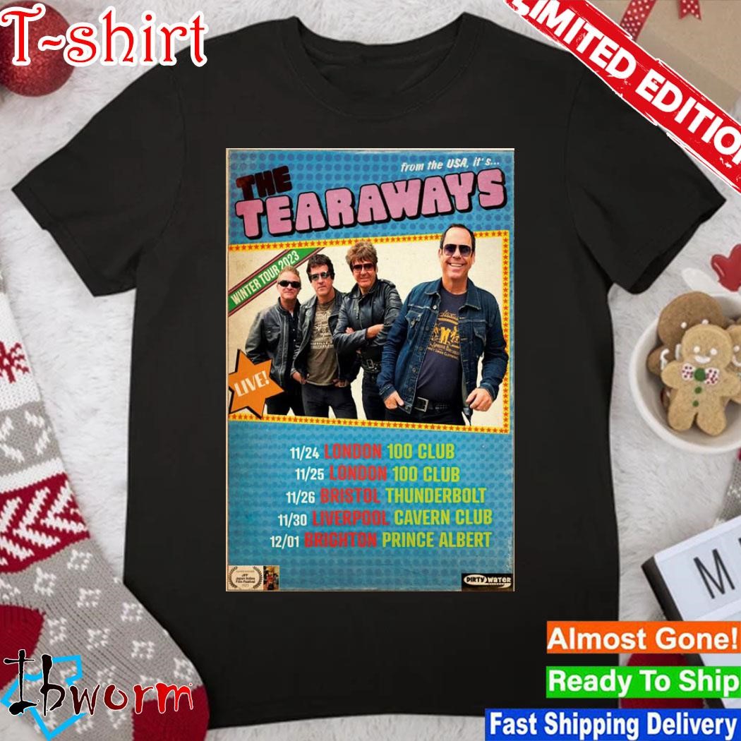 Official the Tearaways Winter Tour 2023 Poster shirt