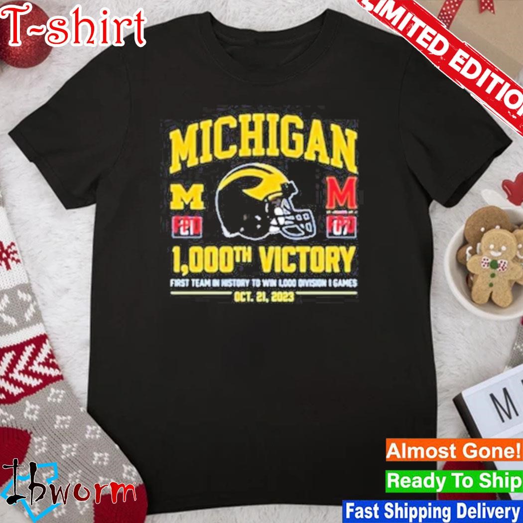 Official trending Michigan Wolverines 1000Th Victory 2023 TankTop Shirt