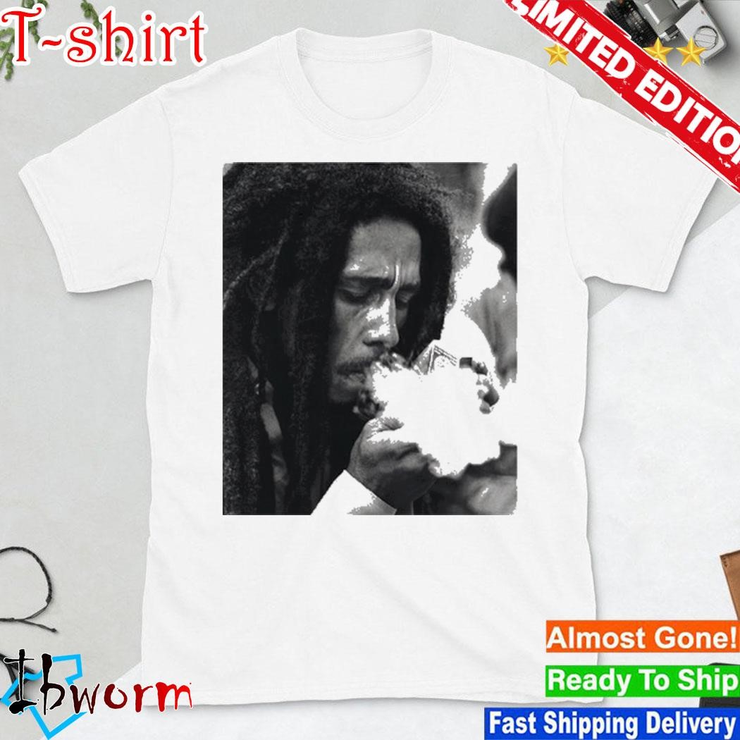 Rui Wearing Bob Marley Smoking shirt
