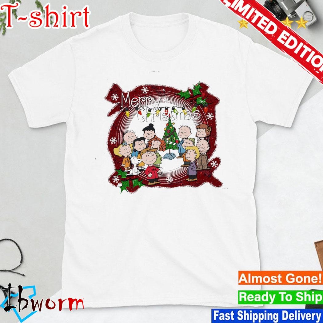 Snoopy Charlie Brown and friends funny merry christmas shirt