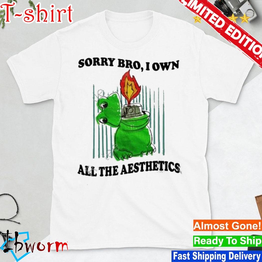 Sorry Bro I Own All The Aesthetics shirt