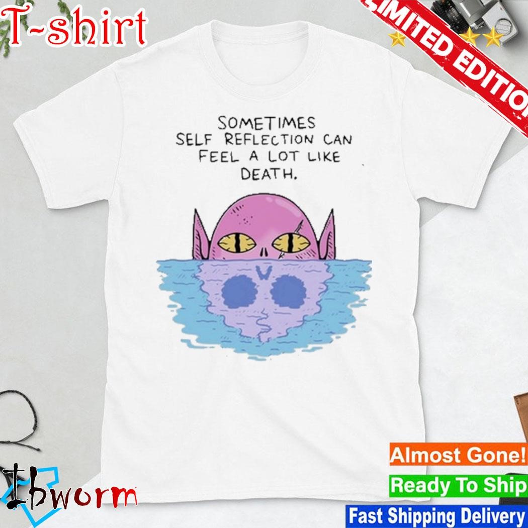 Wizard Of Barge Sometimes Self Reflection Can Feel A Lot Like Death Shirt