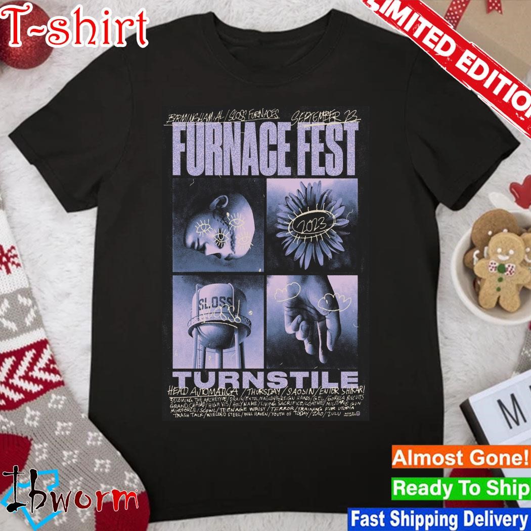Design 2024 Official furnace fest birmingham sep 23 2023 poster shirt