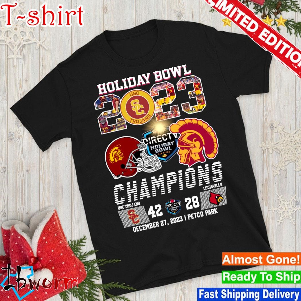 Design 2024 USC Trojans Holiday Bowl 2023 Champions T Shirt, hoodie