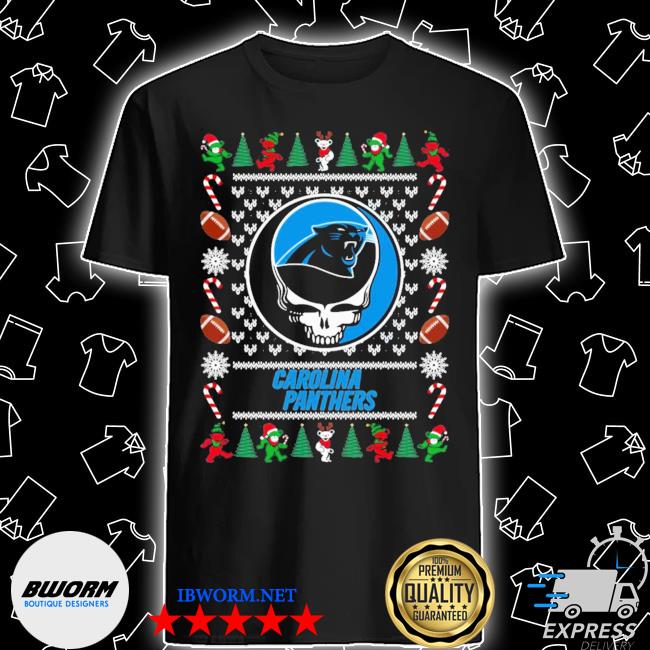 Grateful Dead Carolina Panthers Christmas shirt