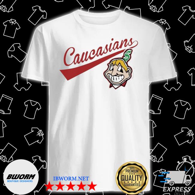 Cleveland Caucasians Native Go Indians - Ladies' V-Neck T-Shirt